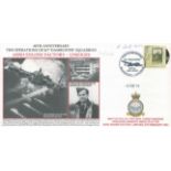 WW2 RAF W/O Rowland Smith DFC Signed Aero Engine Factory Limoges FDC. Good condition. All autographs