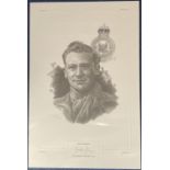 WW2 Wing Commander Geoffrey Page DSO Signed on 375/1000 Black and White Print of Page. Also Signed