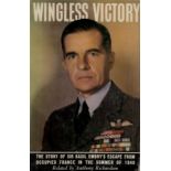 WW2 Sir Basil Embry Signed Wingless Victory Hardback Book. Embry Tells the story of Embrys Escape
