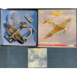 Superb WW2 Wg Cdr John A Kent Corgi Model Supermarine Spitfire Die Cast Metal. Housed in Original