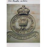 WW2 Flt Sgt Ron Needle of 106 Sqn Signed Bomber Command Memorial Photo. Good condition. All