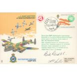 WW2 Flt Lt Bill Reid VC Signed The Lancaster of the Battle of Britain Flight FDC. Good condition.