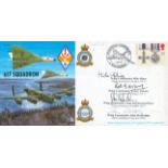 Wg Cdr Mike Hines, Wg Cdr Robert Gilvary, Wg Cdr John Herbertson Signed 617 Sqn FDC. Good condition.