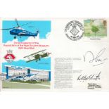 WW2 Vice Ad Sir Donald Gibson and Cmdr DCB White Signed Fleet Air Arm Museum FDC. Good condition.