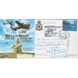 WW2 Neville Duke and 10 Others Signed Battle of Britain Open Day Biggin Hill FDC. Good condition.
