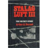 Rare WW2 Stalag Luft III 1st Ed Hardback book Signed by 25 POWS by Author Arthur A Durand. Book