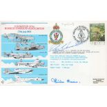 WW2 AVM Don Bennett and Therese (Jillie) Harris Signed Bomber Command FDC. Good condition. All