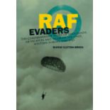 WW2 13 Signed RAF Evaders Hardback Book by Oliver Clutton Brock. Signed on a Bookplate Includes