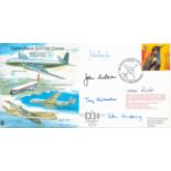 WW2 Grp Cptn John Cunningham and 4 Others Signed DeHavilland D. H. 106 Comet FDC. Good condition.