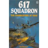 WW2 AVM Tom Bennett Signed 617 Squadron Dambusters at War by AVM Tom Bennett. Paperback Book With