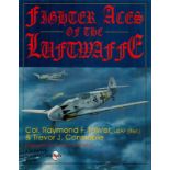 WW2 10 Luftwaffe Aces Signed Fighter Aces of the Luftwaffe Hardback Book. Signed by Gerhard Barkhorn