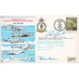 WW2 AVM Tom Bennett and Lady Harris Signed Formation of Bomber Command FDC. Good condition. All
