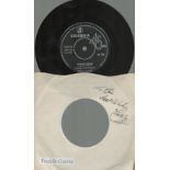Freddie Garrity signed record sleeve includes Colombia 45rpm Vinyl I'm Tellin you Now. Good