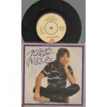 Cliff Richard signed Picture record sleeve includes EMI 45rpm A little in Love. Good condition.