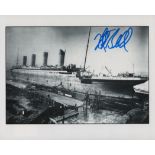 Robert Ballard signed 10x8 Titanic black and white photo. Robert Duane Ballard (born June 30,