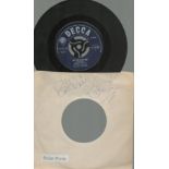 Brian Poole signed record sleeve includes Decca 45rpm vinyl Do you Love Me by Brian Poole and the