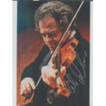 Itzhak Perlman signed 10x9 colour photo. Good condition. All autographs come with a Certificate of