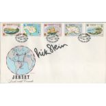 Rick Stein signed Jersey links with Canada FDC. Includes 3 postmark stamps 9th June 1978 and 5