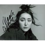 Noah Cyrus signed 10x8 black and white photo. Singer. Good condition. All autographs come with a