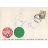 Gary Kirsten signed FDC. 1st Test South Africa VS Sab English 12-15th March 1982. 1 Postmark and 1