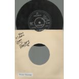 Peter Noone signed record sleeve inscribed Folks its Rubbish cheers Peter Noone includes Colombia