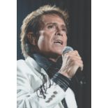 Cliff Richard signed 12x8 colour photo. Sir Cliff Richard OBE (born Harry Rodger Webb; 14 October