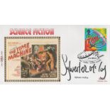 Sylvester McCoy signed Science fiction FDC. Postmark Time and Space 6/6/95 and a 25P Time and Travel