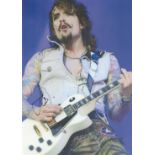 Justin Hawkins signed 12x8 colour photo. Singer. Good condition. All autographs come with a