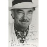 Richard Johnson signed 6x4 black and white photo. Johnson was an English stage and screen actor,