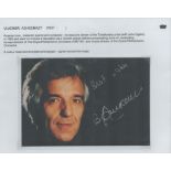 Vladimir Ashkenazy signed 6x5 colour photo. Good condition. All autographs come with a Certificate