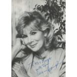 Sue Hampshire signed 6x4 black and white photo. Hampshire, Lady Kulukundis, CBE is an English