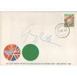 Gary Kirsten signed FDC. 1st Test South Africa VS Sab English 26-29th March 1982. 1 Postmark and 1