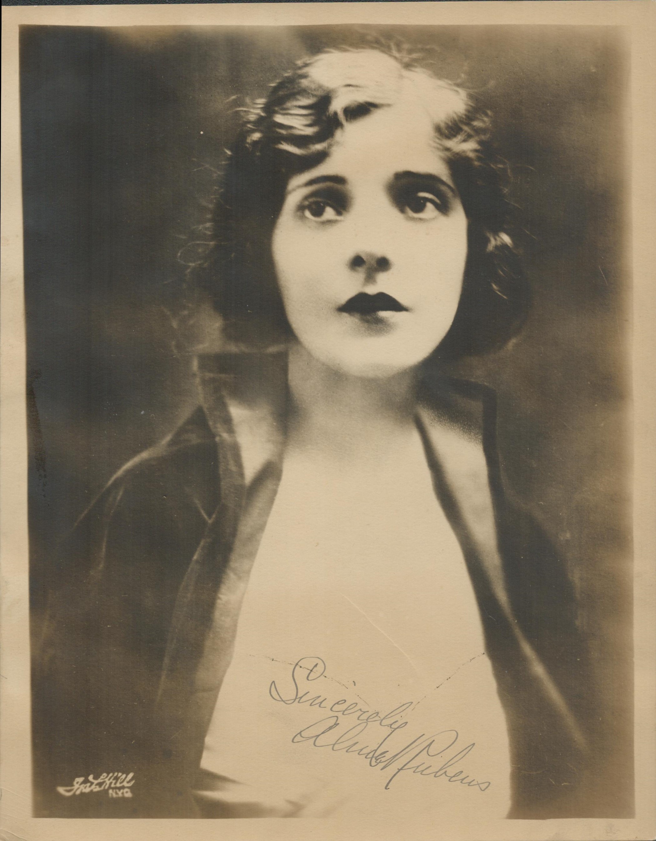 Alma Rubens signed 10x8 vintage sepia photo. Good condition. All autographs come with a