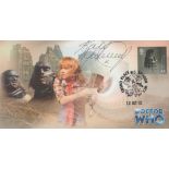 Katy Manning signed Doctor Who FDC. Postmark Cosmo place 12 Oct 02 and 1 stamp. Good condition.