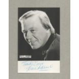 Matt Monro signed 6x4 black and white promo photo dedicated. Good condition. All autographs come