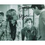 Peter Cleall and David Barry signed 10x8 Fenchurch Street Gang black and white photo. Good