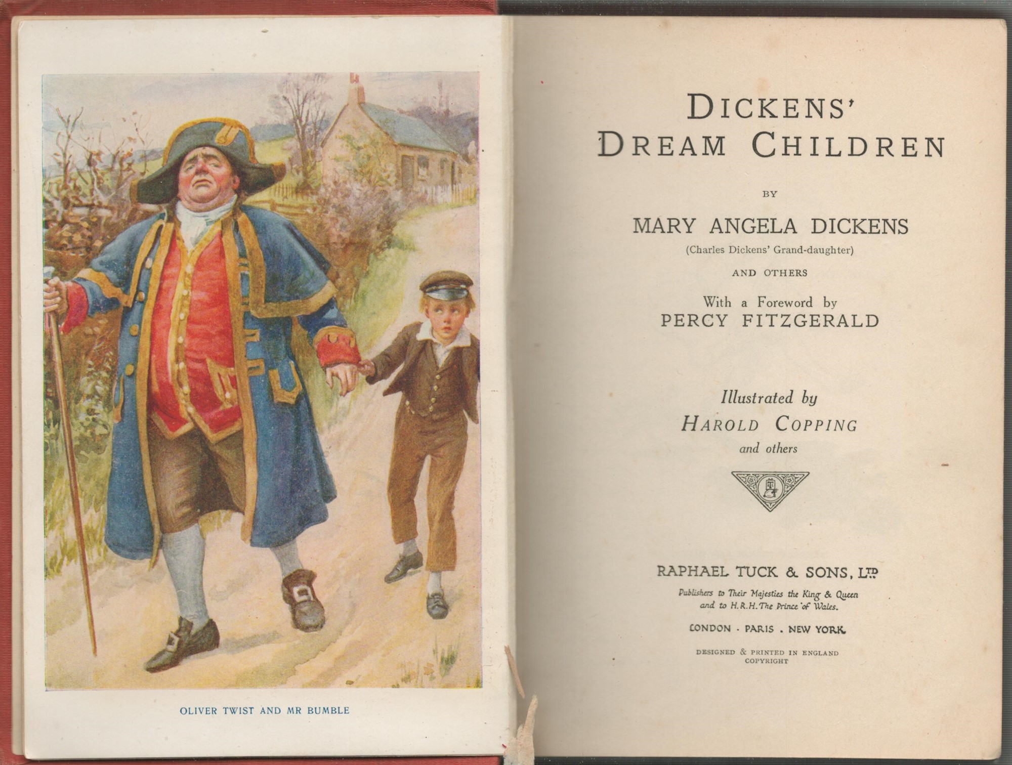 Dickens Dream Children by Mary Angels Dickens (Charles Dickens Granddaughter), illustrated by Harold - Bild 2 aus 2