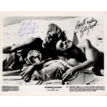 Gregory Hines and Billy Crystal Signed 10x8 inch Black and White Reproduction Lobby Card from