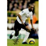 Football Spurs Legend Jermain Defoe Signed 16 x 12 inch Colour Glossy Photo Showing Defoe in