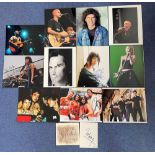 Music Assorted Collection. Signatures include Robert Long, Jon Secada, Madita, Milow X2, Pete