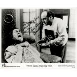 Anne Ramsey Signed 10x8 inch Black and White Throw Momma From The Train Reproduction Lobby Card.