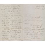 Lieutenant-General Arthur Richard Wellesley, 2nd Duke of Wellington Signed ALS Dated 30/8/1856. Good