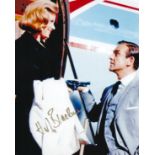 Bond Girl, Honor Blackman signed 10x8 colour photograph pictured during her role as Pussy Galore