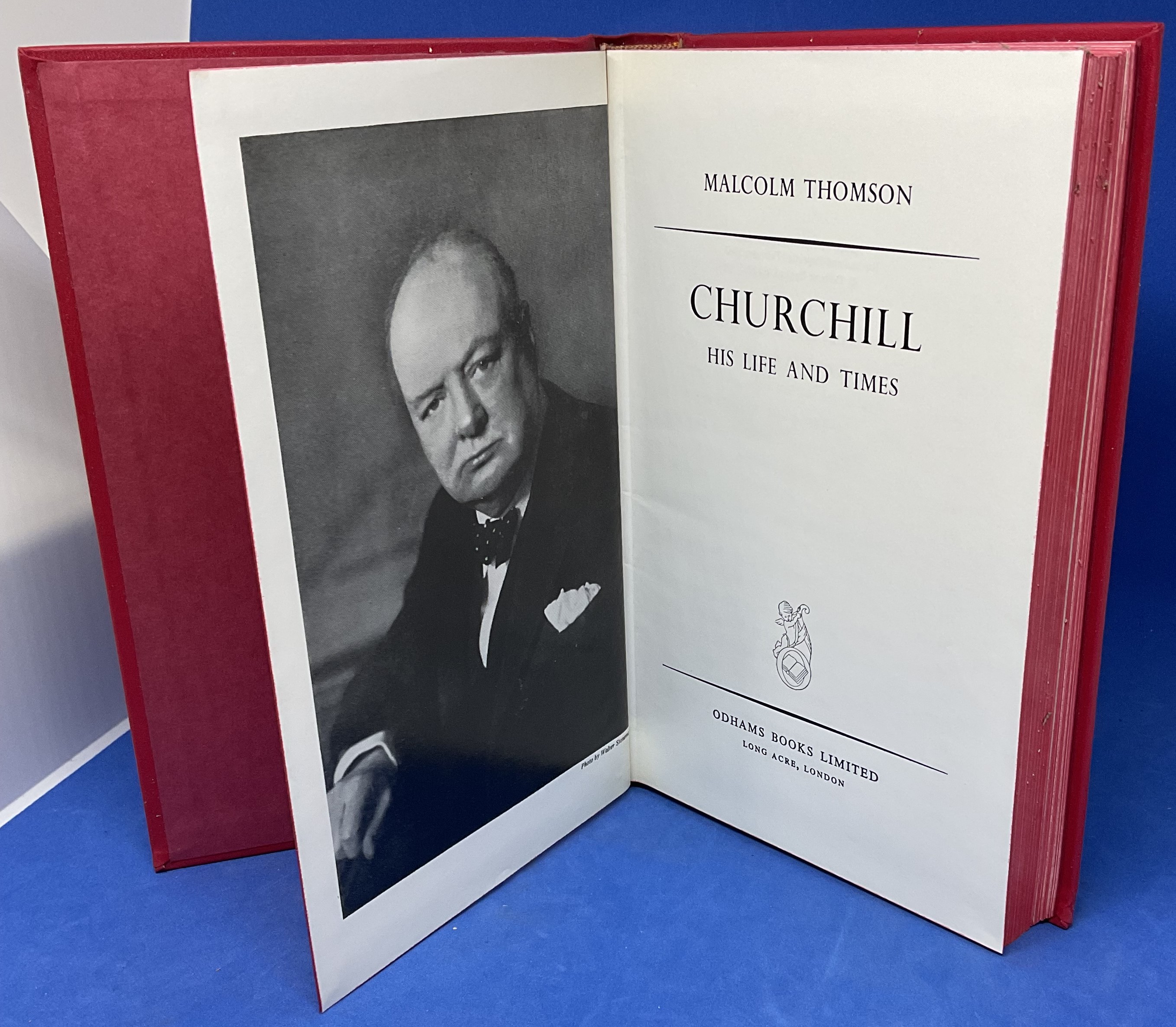 Winston Churchill Book Collection of 3 Books. A Churchill Anthology Hardback Book, Churchill, His - Image 2 of 4