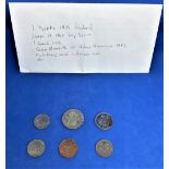 Coin Collection Superb array Consisting of 1 Finnish Markka Silver 1921, George VI Silver 1945