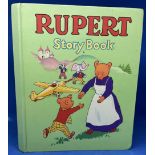 Rupert- Story Book Published by Purnell and Sons Ltd of London. Hardback Book 125 pages. Fair