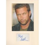 Actor, Stephen Baldwin mounted signature piece, overall size 16x12. This beautiful item features a