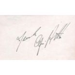 Actor, Derek Griffiths signed 3x4 white page. Griffiths MBE (born 15 July 1946) is a British
