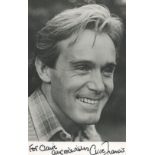 Actor, Clive Francis signed 6x4 black and white photograph dedicated to Claire. Francis appeared