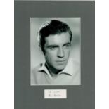 Actor Alan Bates 16x12 overall mounted signature piece. Includes signed album page and stunning